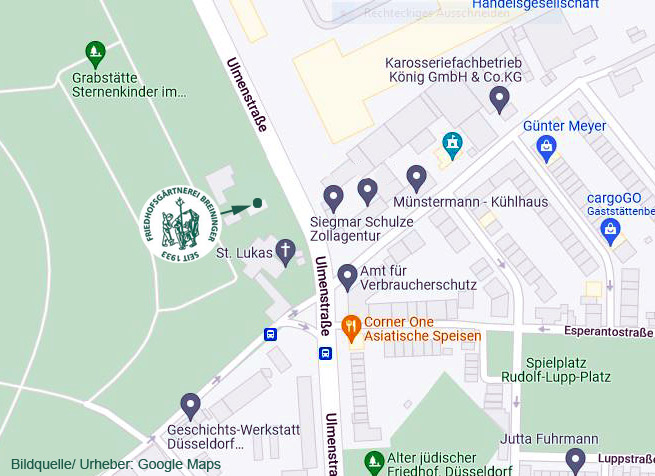 Map Friedhofsgärtnerei Breininger